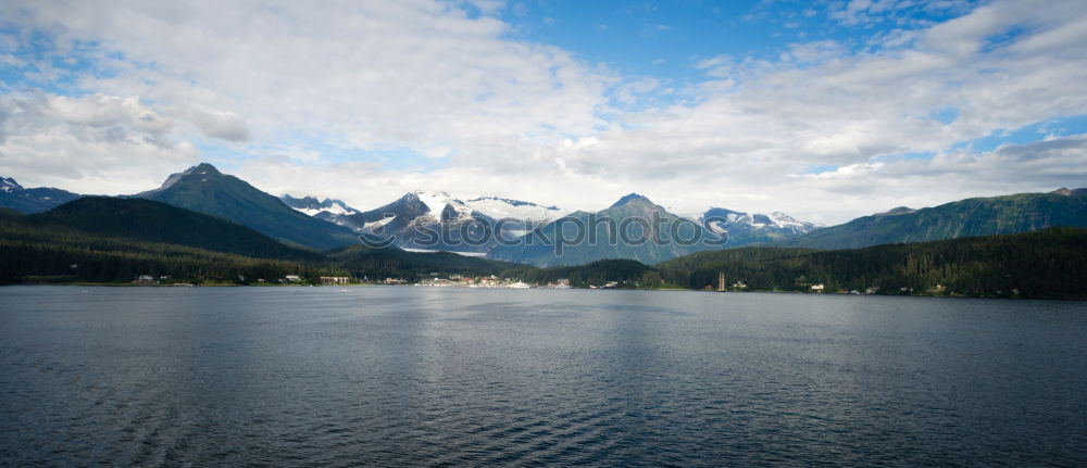 Similar – Image, Stock Photo Off to new shores, paddling in Scandinavia