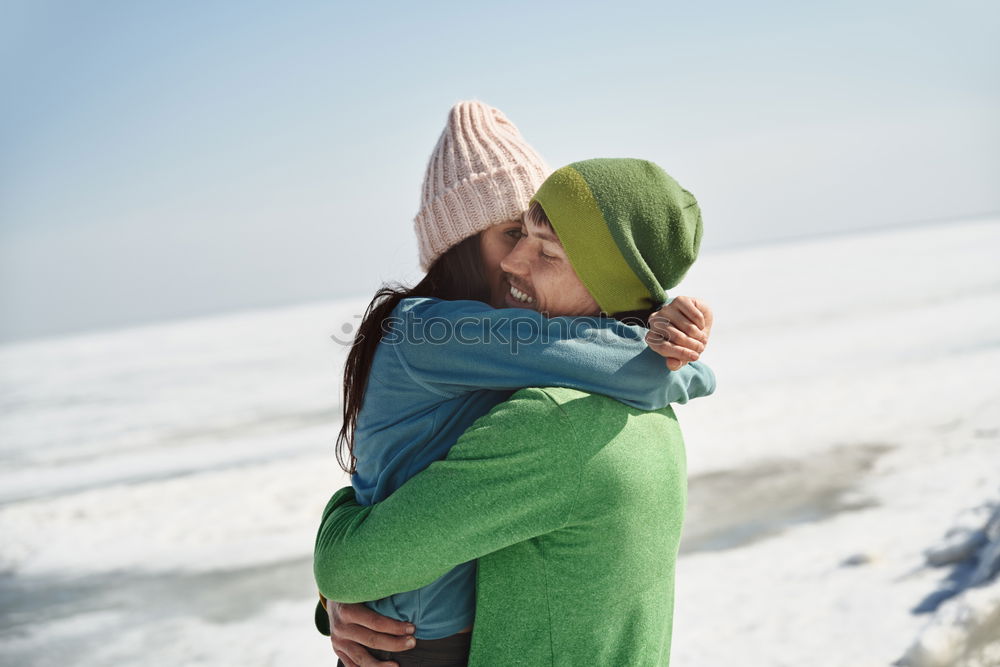 Similar – Image, Stock Photo reunion joy Human being
