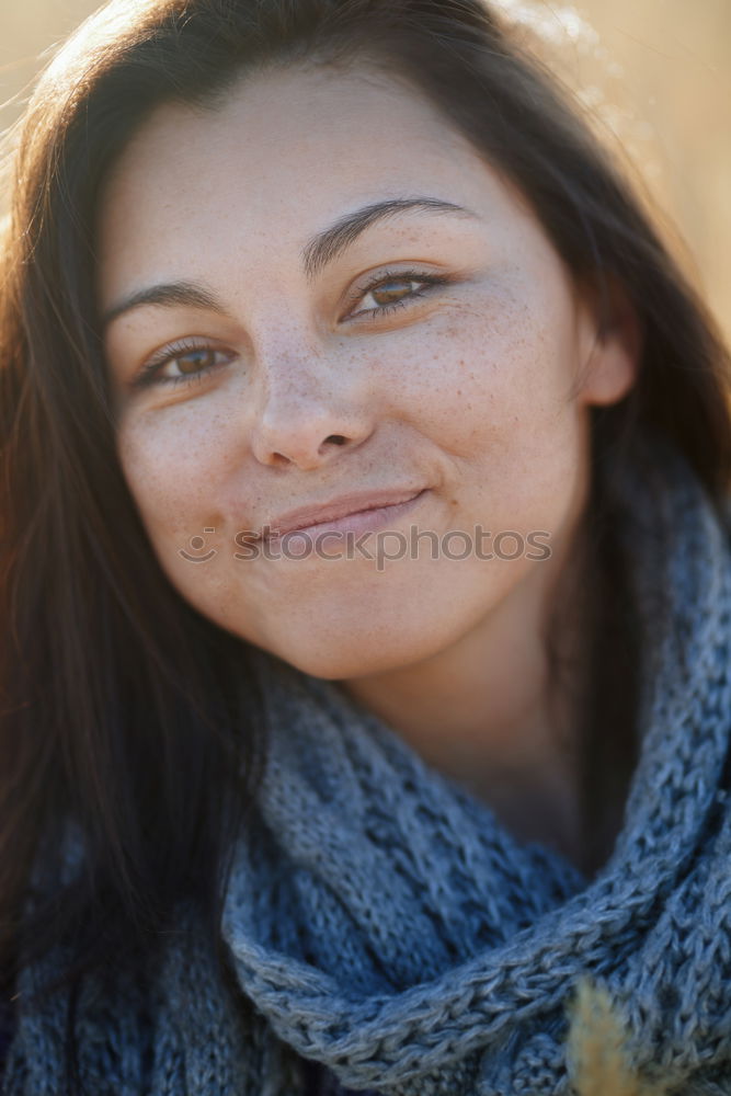 Similar – Image, Stock Photo Pretty brunette woman