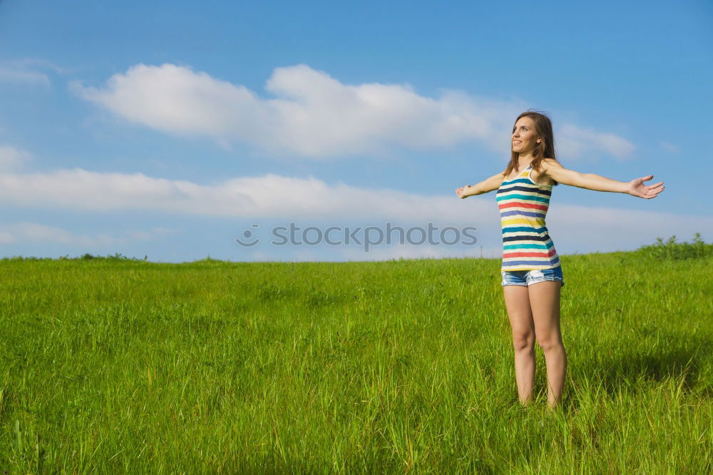 Similar – athletic woman resting