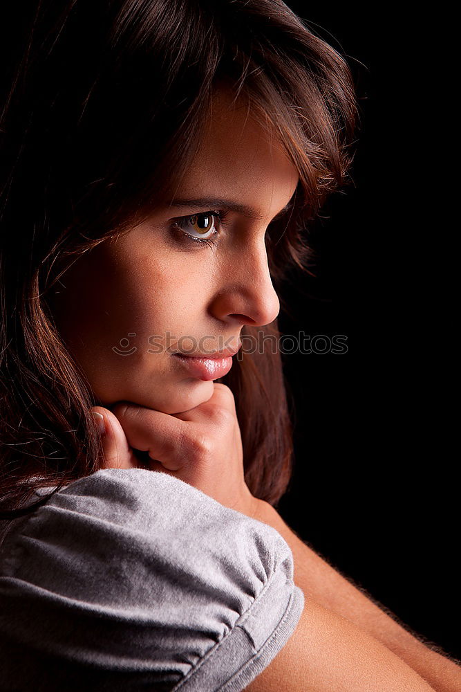 Similar – Image, Stock Photo Attractive woman with apple