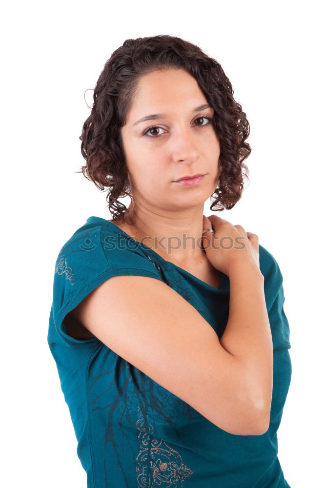 Similar – Beautiful redhead woman with thoughtful pose