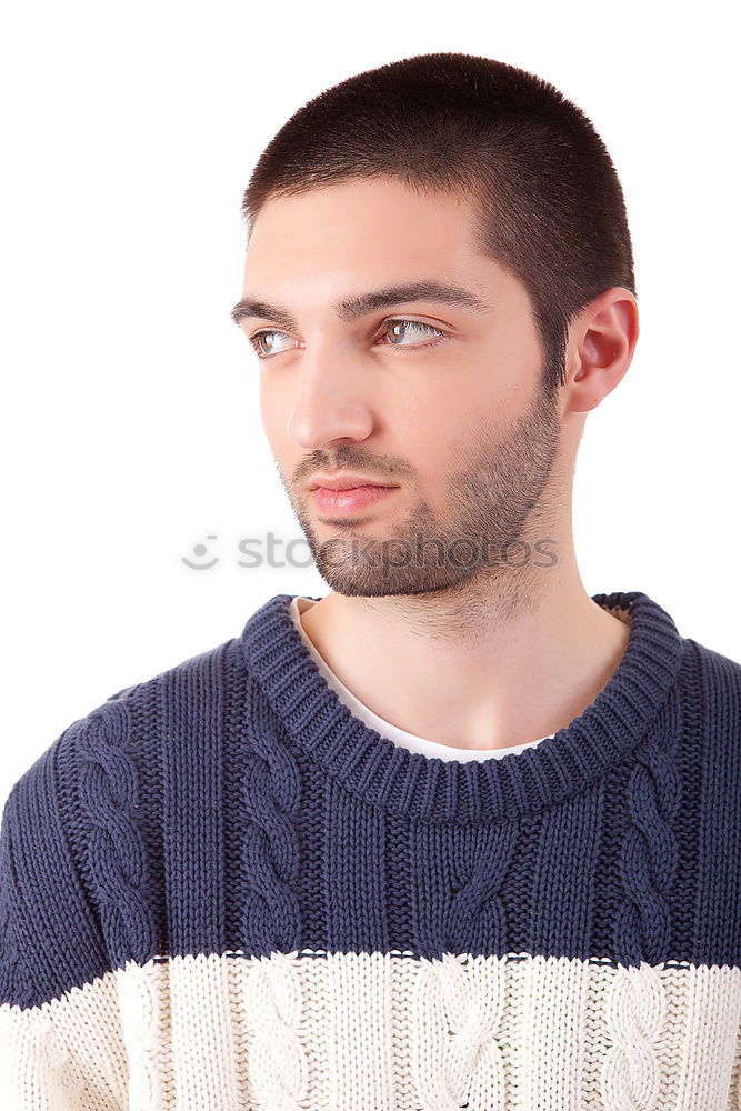 Similar – Image, Stock Photo Attractive guy in a old house with black jersey