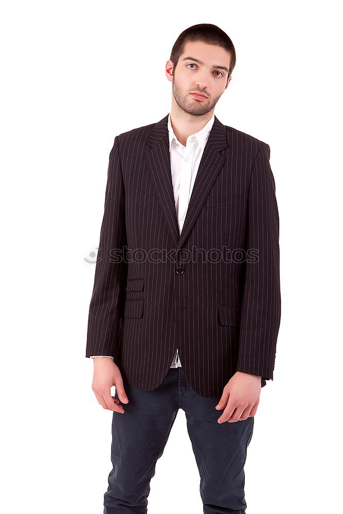 Similar – attractive man, model of fashion, wearing modern suit.