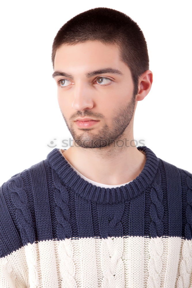 Similar – Casual hipster man with long beard