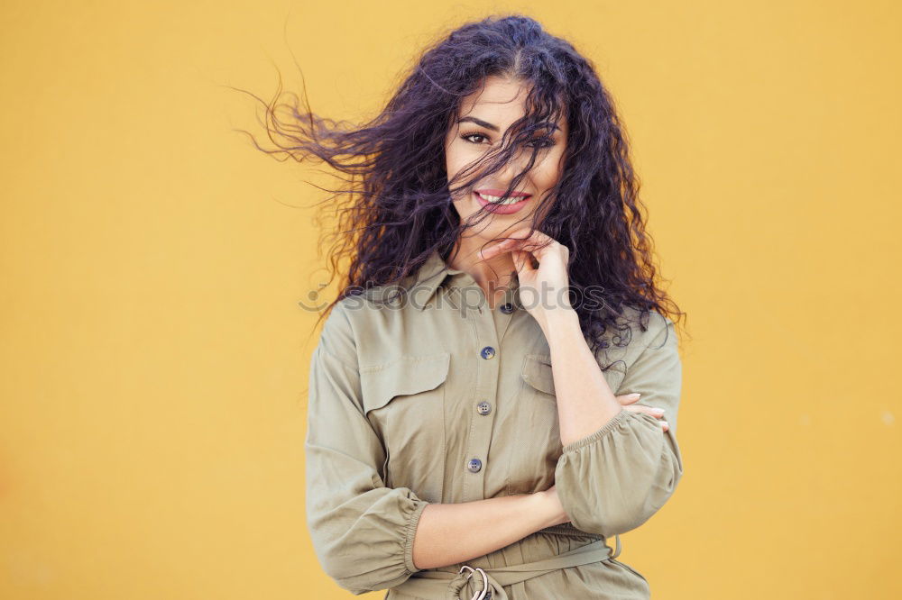 Similar – Sensual woman posing in studio