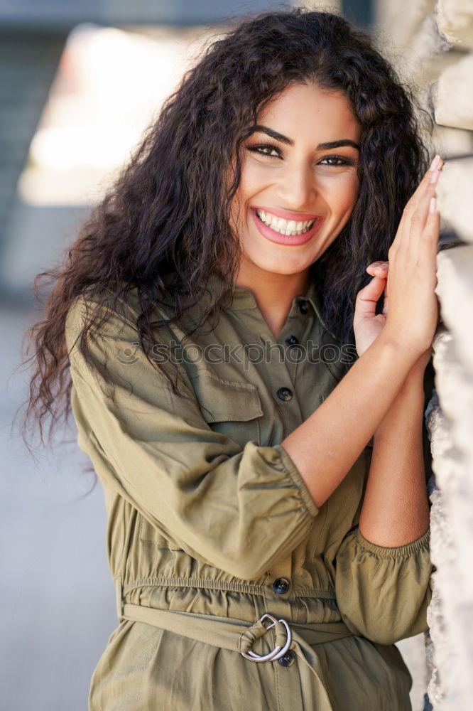 Similar – Image, Stock Photo smiling lady Woman Adults