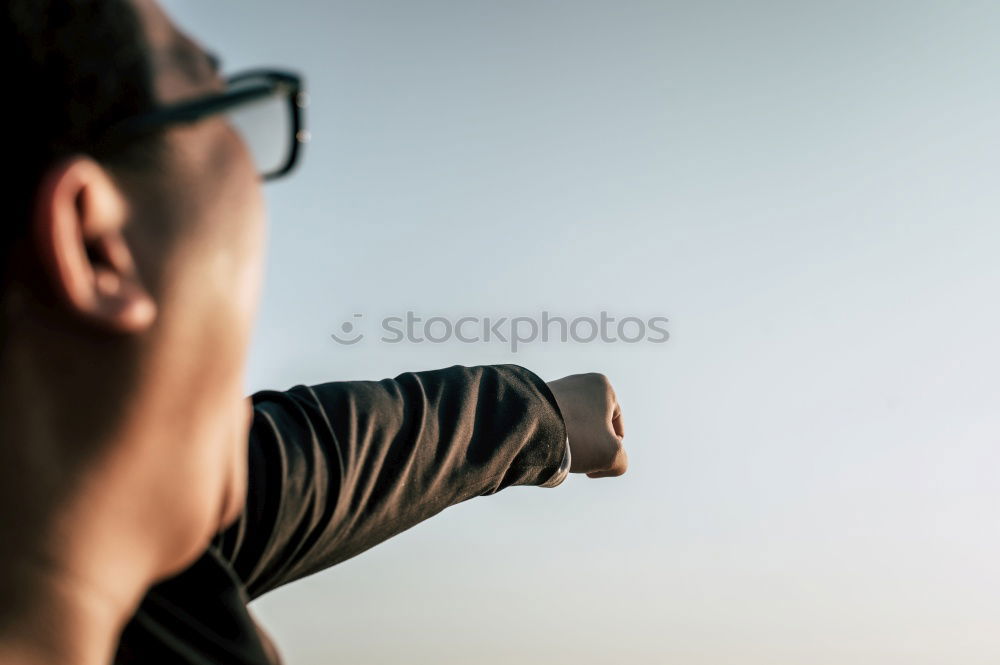 Similar – Image, Stock Photo Father and son playing on the road at the day time. People having fun outdoors. Concept of friendly family.