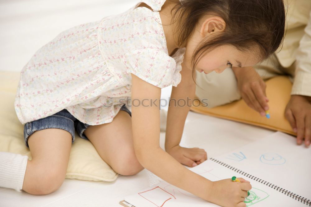 Similar – Foto Bild Malerin Mädchen Bleistift