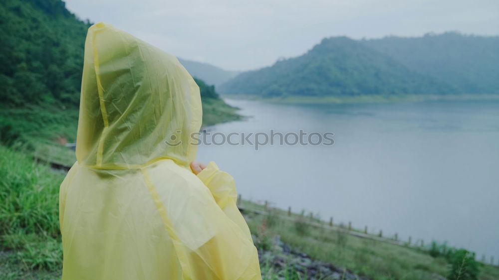 Similar – Foto Bild Rotkäppchen im Regen