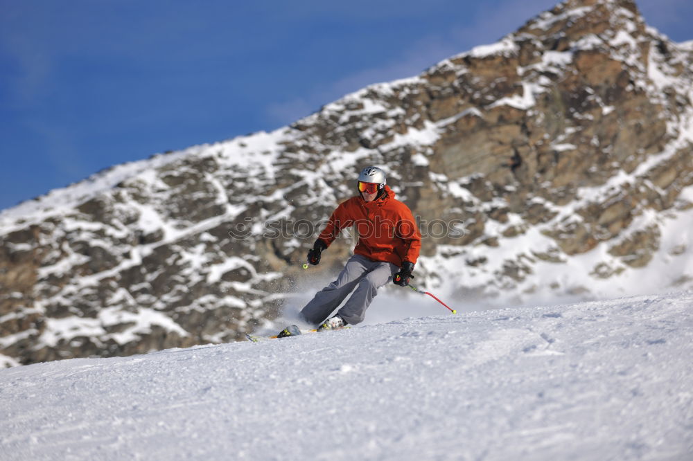 Similar – Image, Stock Photo Skier 2 Sports