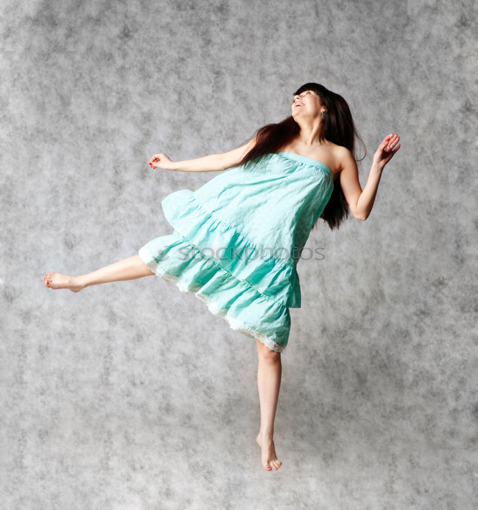 Similar – Young woman dancing in studio