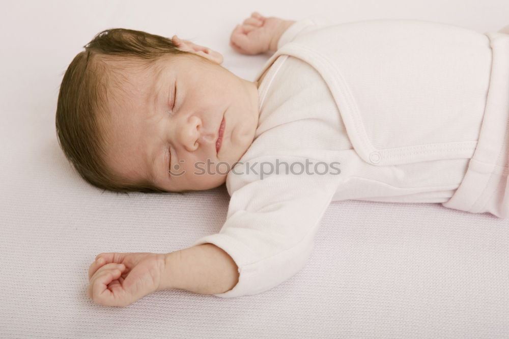 Similar – Image, Stock Photo Portrait of a newborn baby sleeping