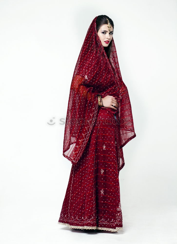 Similar – Red Sari Indien