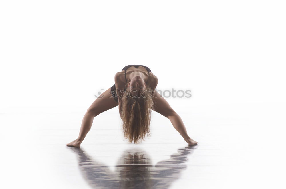 Similar – Young woman dancing in studio