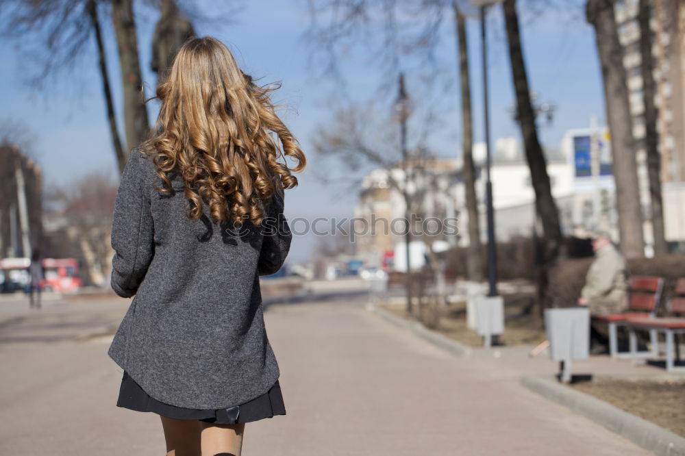 Similar – Sightseeing Berlin, Oberbaumbrücke, Woman with a beret