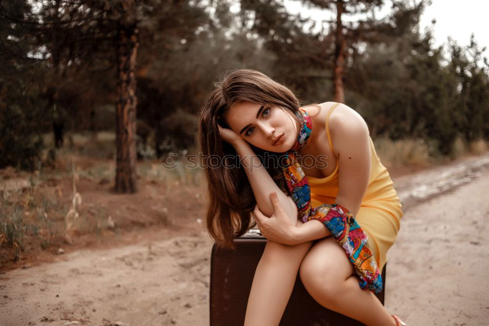 Image, Stock Photo Portrait of a beautiful young woman