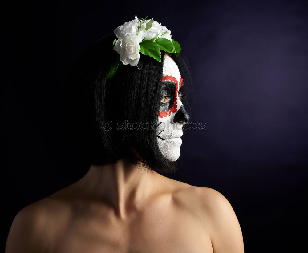 Similar – Image, Stock Photo young woman in halloween costume