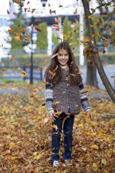 Similar – Children hands hold a yellow maple leaf