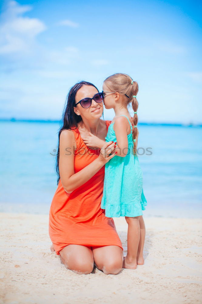 Similar – Image, Stock Photo Mother and son together outdoors at summer