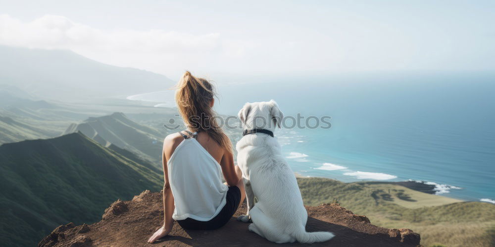 Similar – Image, Stock Photo me far away Lifestyle Joy