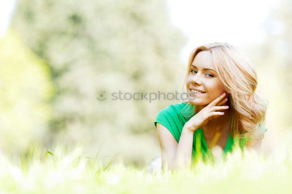 Similar – Image, Stock Photo Young black woman, afro hairstyle, sitting on a wall smiling