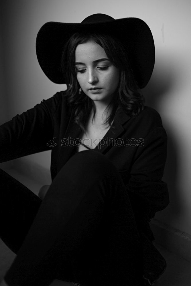 Similar – Image, Stock Photo Pretty brunette woman