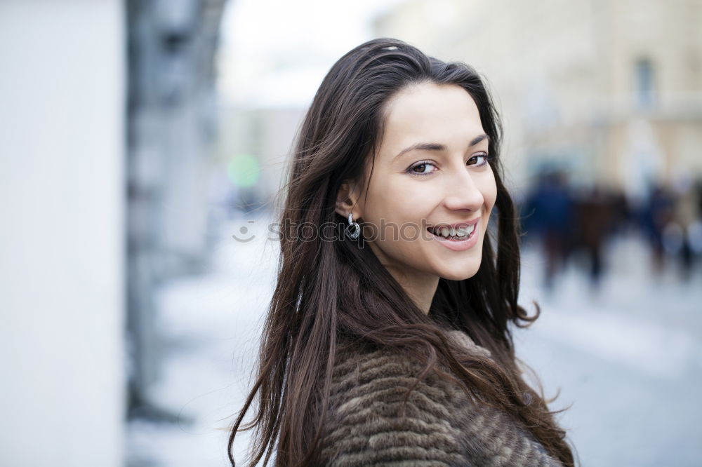 Similar – Image, Stock Photo portrait of a woman Joy