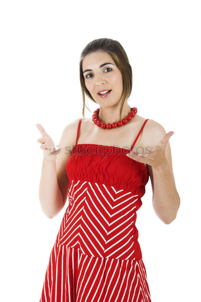 Similar – Young beautiful japanese woman with red dress