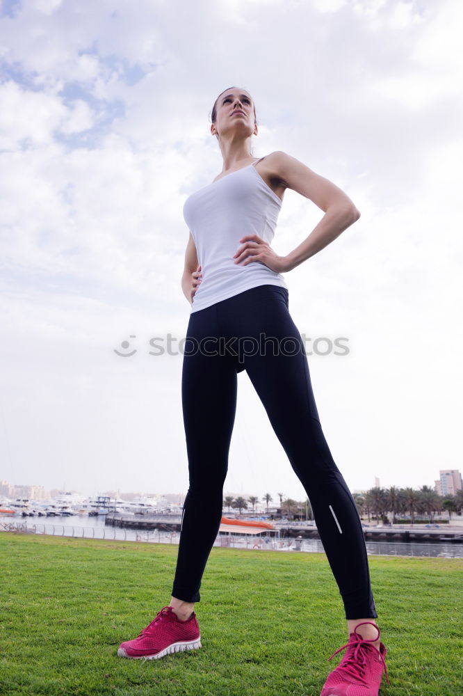 Similar – Image, Stock Photo stretching Lifestyle