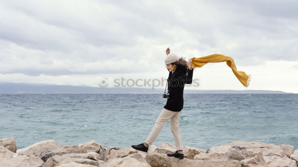 Similar – Young Girl near Pacific Ocean in California