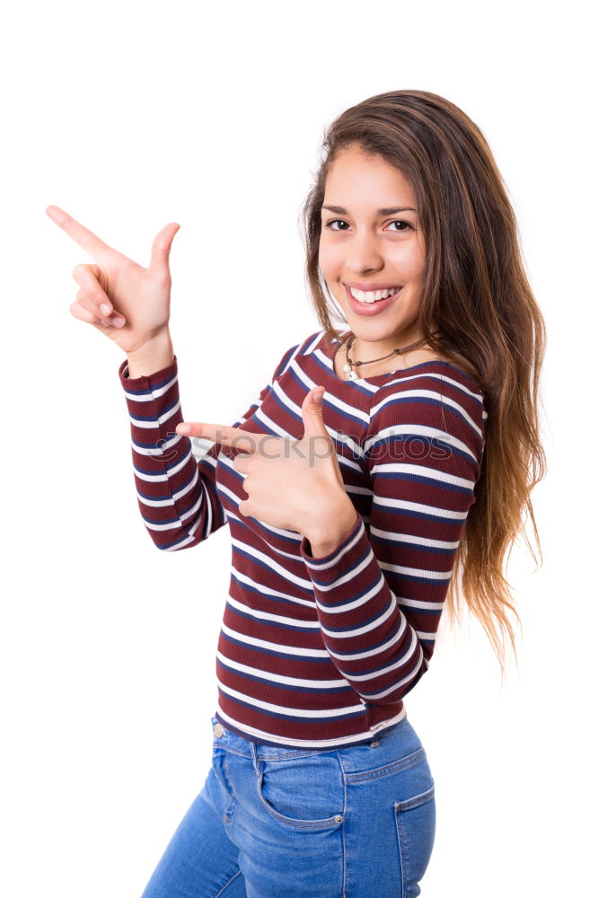 Similar – Image, Stock Photo Adolescent with Bubble gum