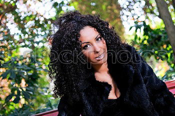 Similar – Black woman, model of fashion in urban background