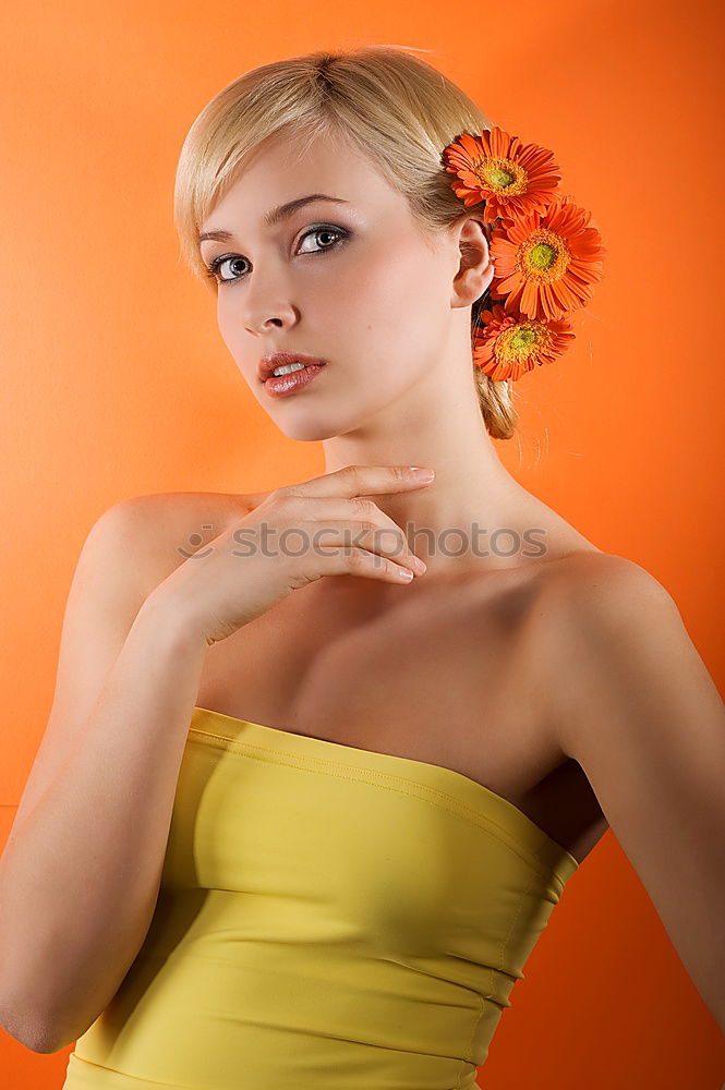 Similar – Young woman dancing in studio