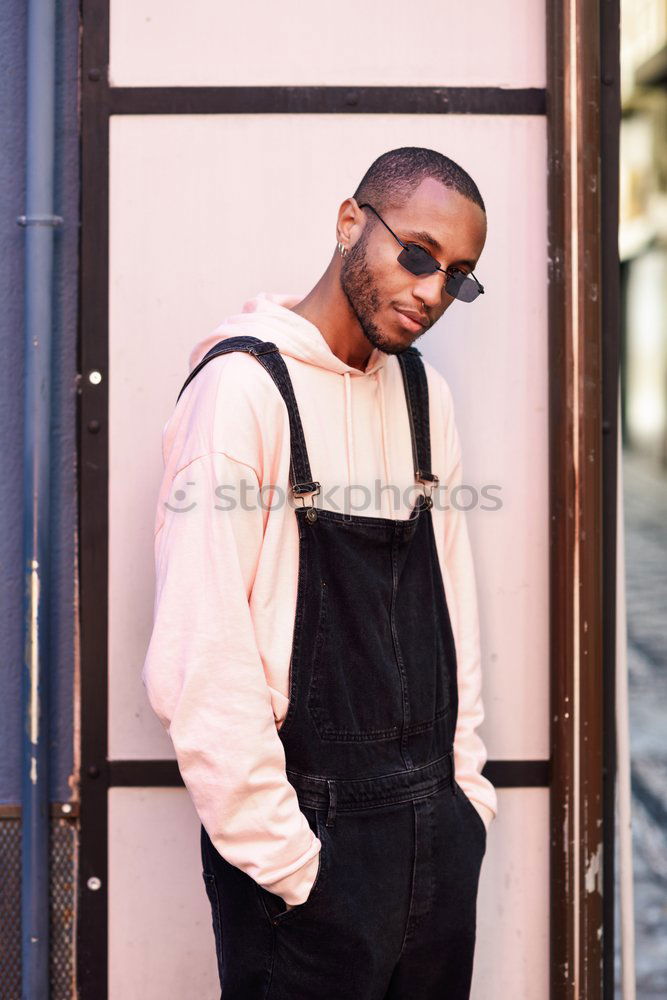 Similar – Image, Stock Photo Young black man eating an apple sitting on urban steps