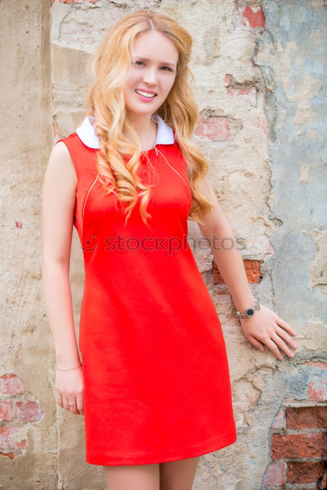 Similar – Big Smile Young Blonde Woman III