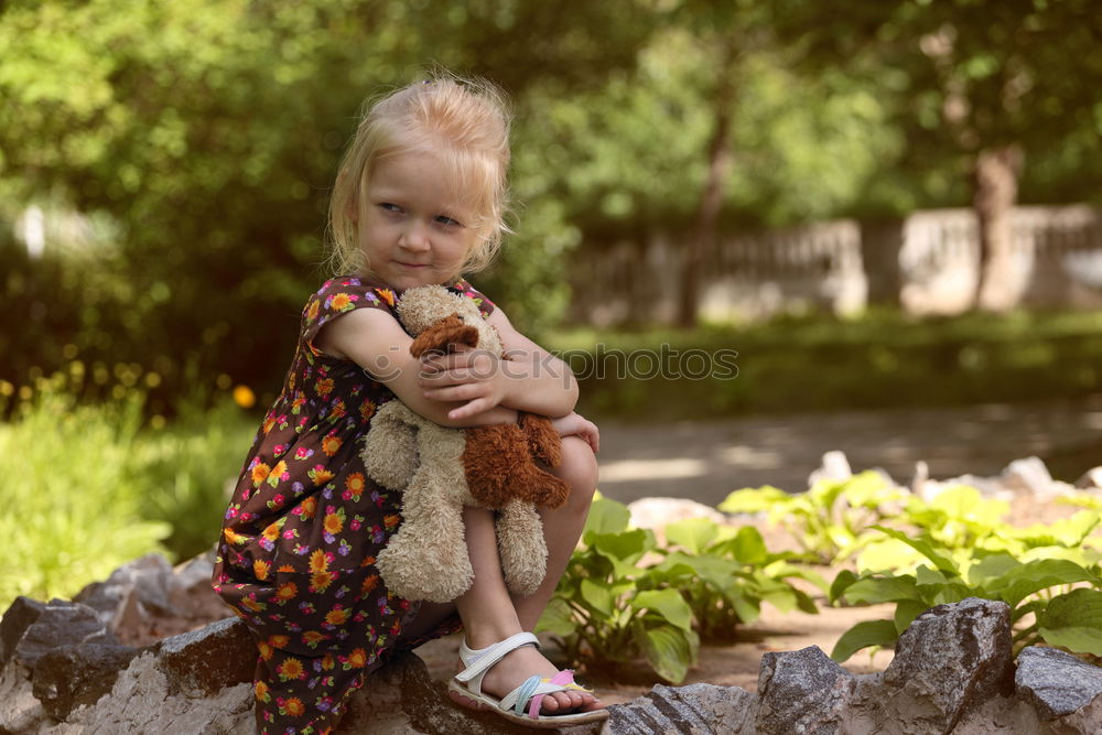 Similar – Image, Stock Photo Cute child on hands of mother