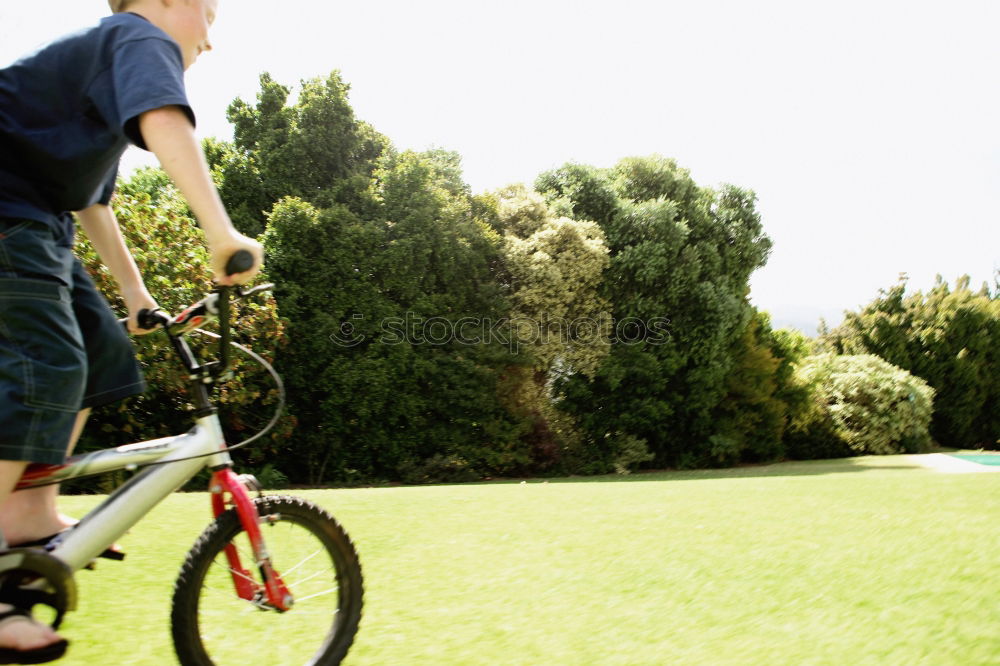 Similar – Cyclist extreme jumping