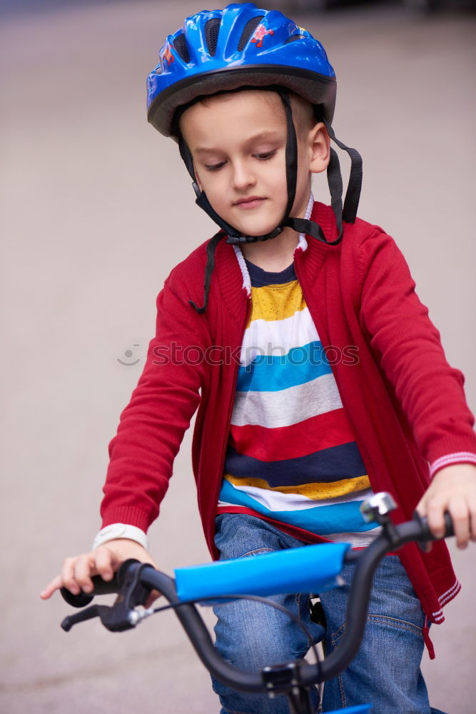 Similar – Image, Stock Photo Helmet kid Happy Child