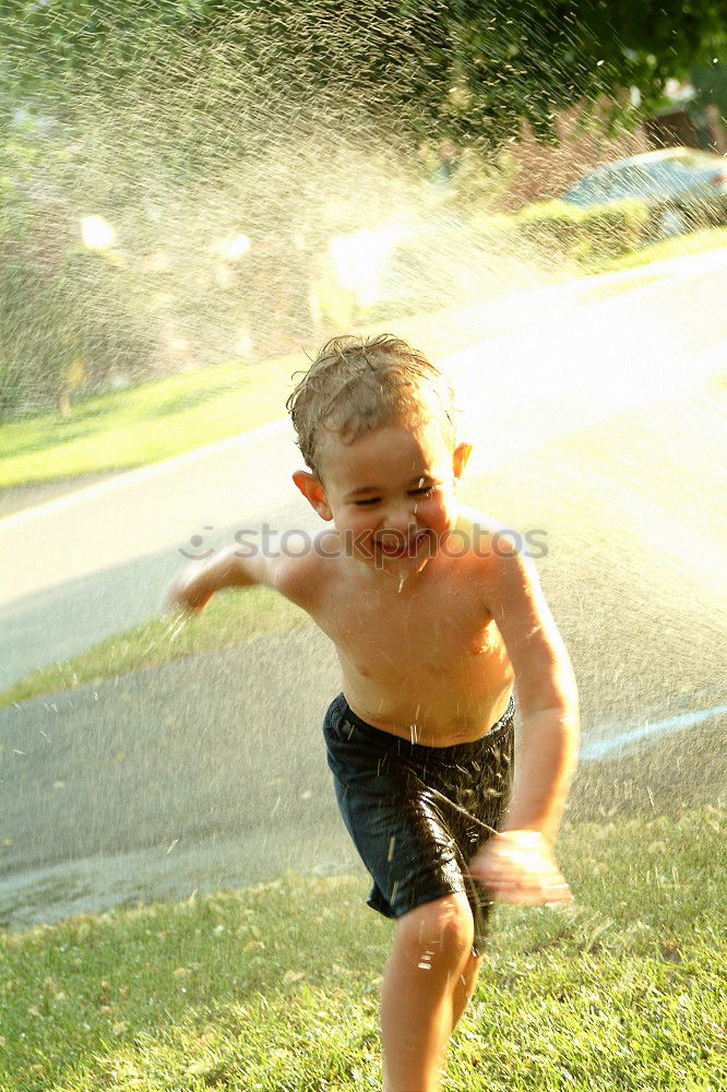 Similar – Sprinkler Fun Summer Water