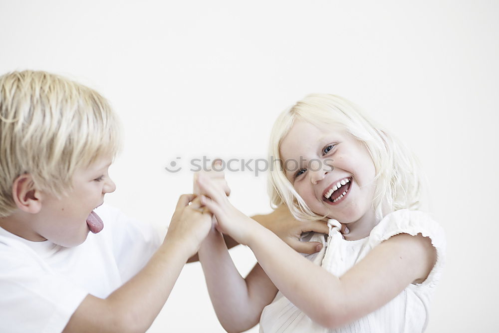 Similar – Father and son playing on the beach