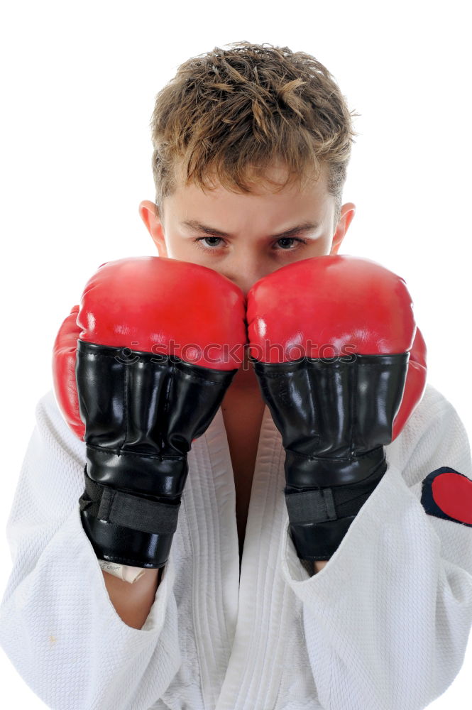 Similar – Image, Stock Photo Boxing Girl! Athletic