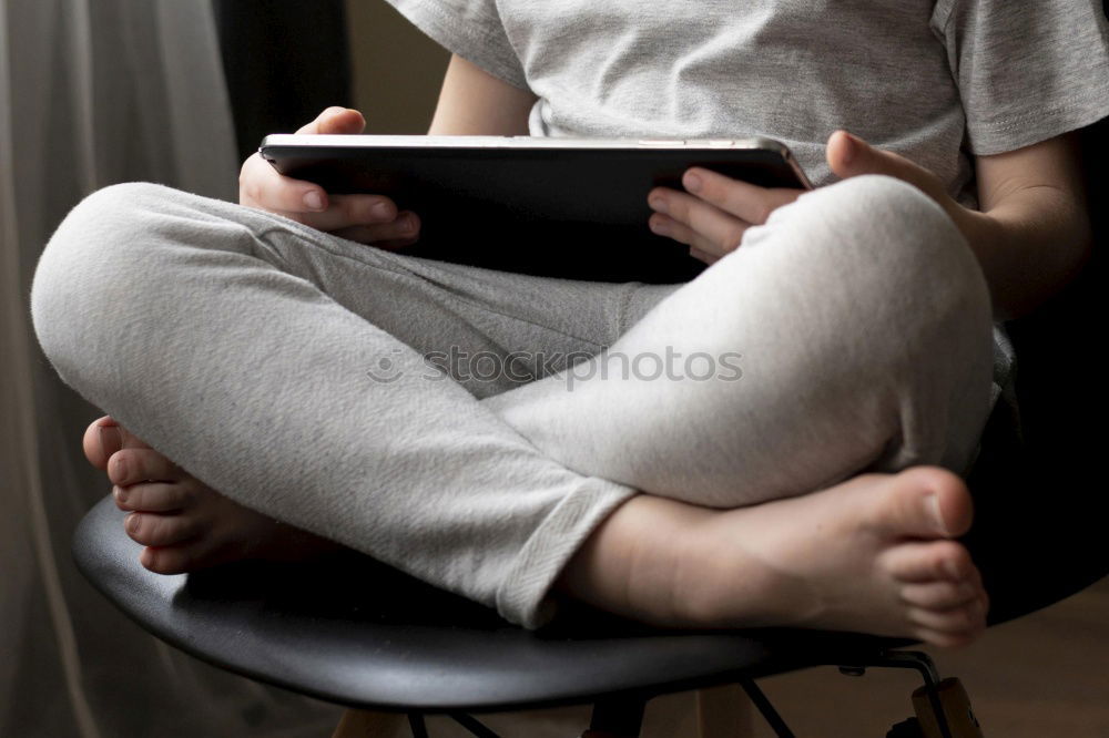 Image, Stock Photo Woman sleeping with book