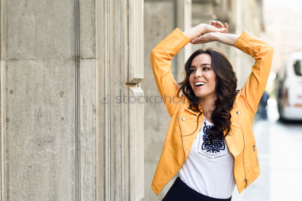 Similar – Image, Stock Photo African woman walking on the street looking at her smartphone