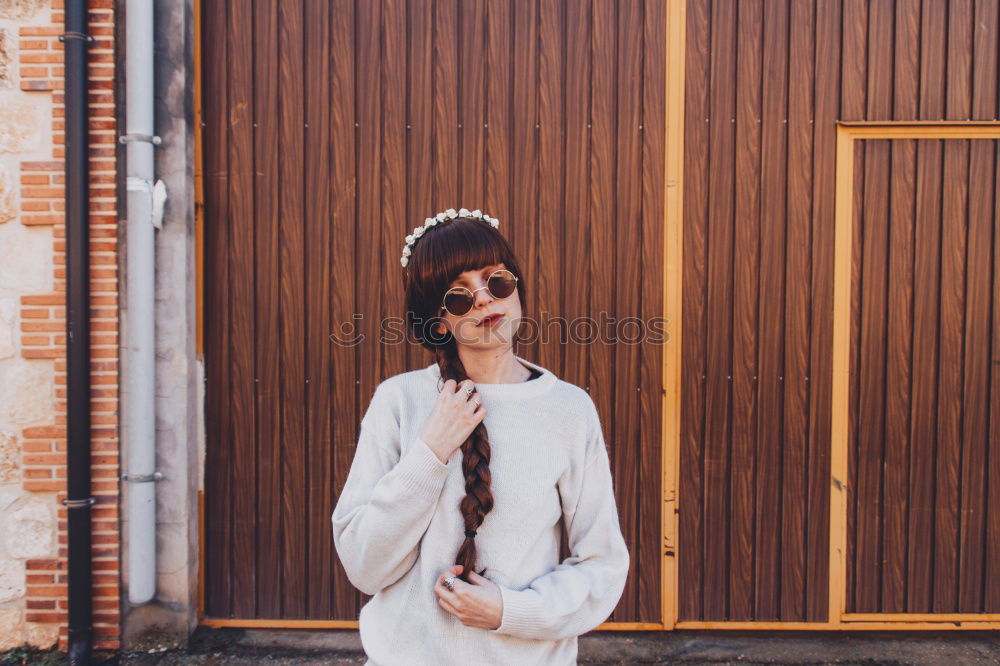 Similar – Image, Stock Photo Sensual stylish woman on street
