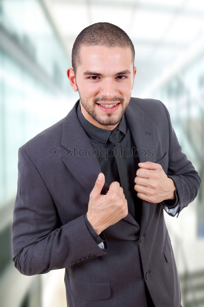 Similar – Young businessman near a modern office building