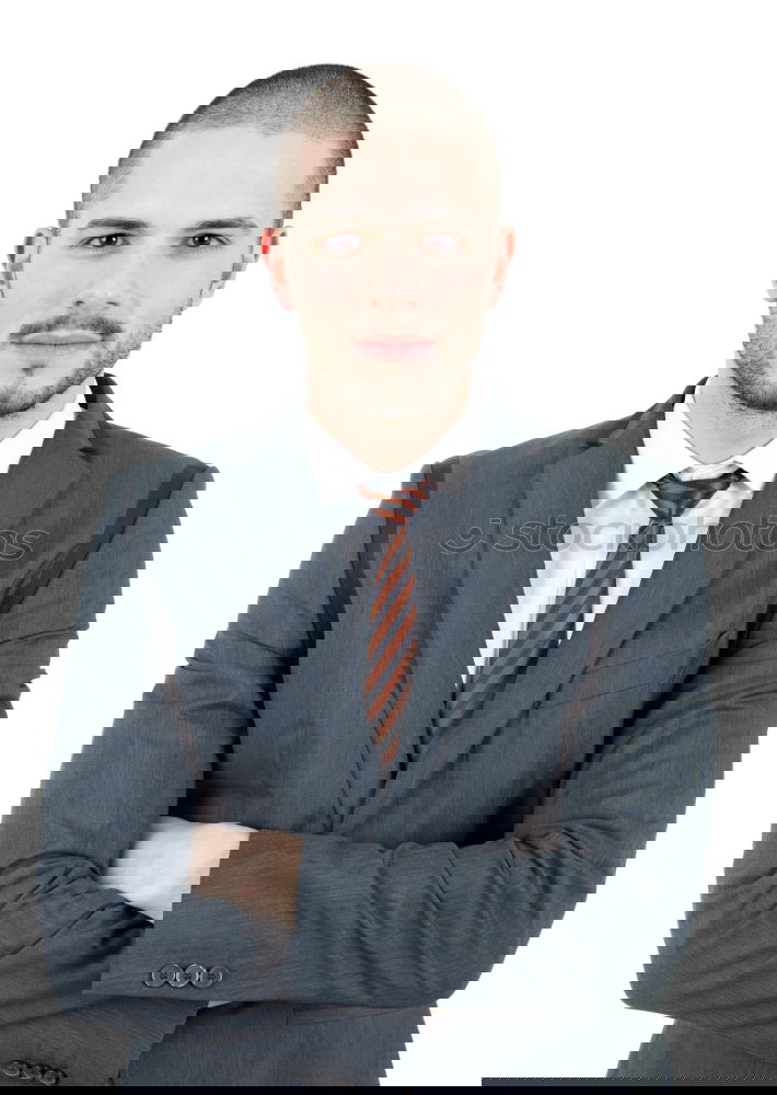 Similar – Image, Stock Photo Young stylish man at white wall