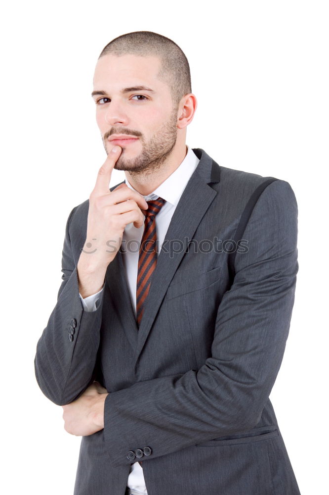 Similar – Serious attractive businessman walking down an urban street