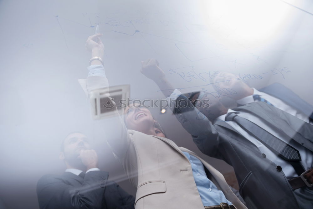 Similar – Image, Stock Photo Businessman in the Train Station.