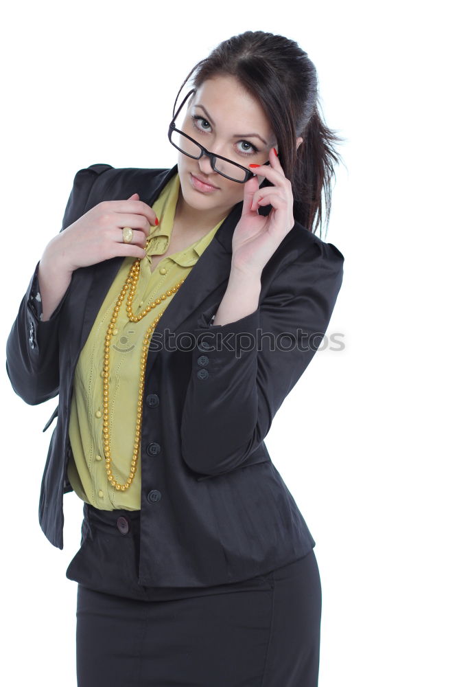 Similar – Image, Stock Photo Strong and young business woman
